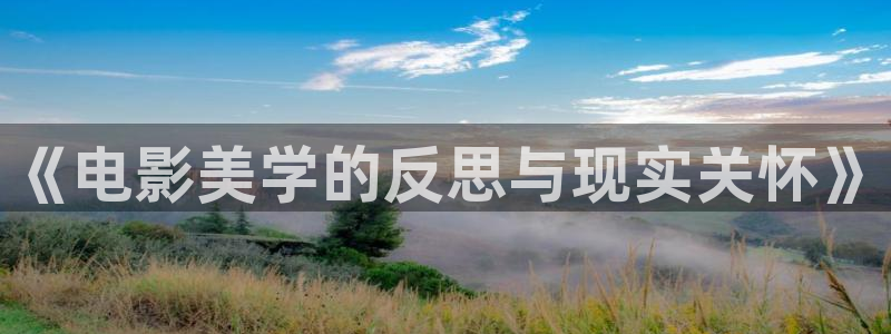 浮力备用影院：《电影美学的反思与现实关怀》